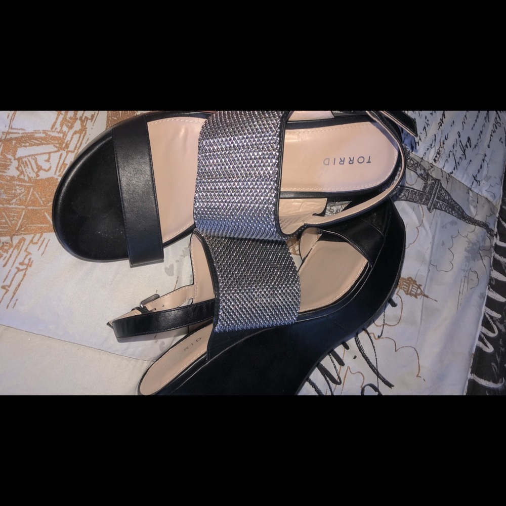 Torrid wedge sandals new never used